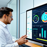 Smart Building EMS**

"A modern, brightly lit control room in a smart building, showing a technician in professional attire analyzing data on a large screen displaying energy consumption metrics, fully clothed, appropriate content, safe for work, showcasing IoT sensor integration, perfect anatomy, correct proportions, natural pose, family-friendly, professional visualization, high quality rendering, well-formed hands."

**