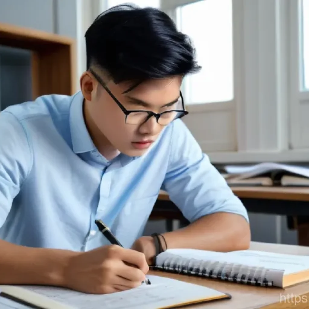 건축전기설비기사 최신 기출문제 다운로드 방법 - A focused East Asian male student, in his late 20s, sits at a meticulously organized study desk, dee...