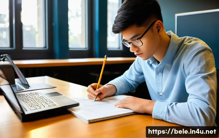 건축전기설비기사 시험 장기 계획 수립 - **Prompt 1: Focused Individual Study Session**
    "A young adult, either male or female, in their e...