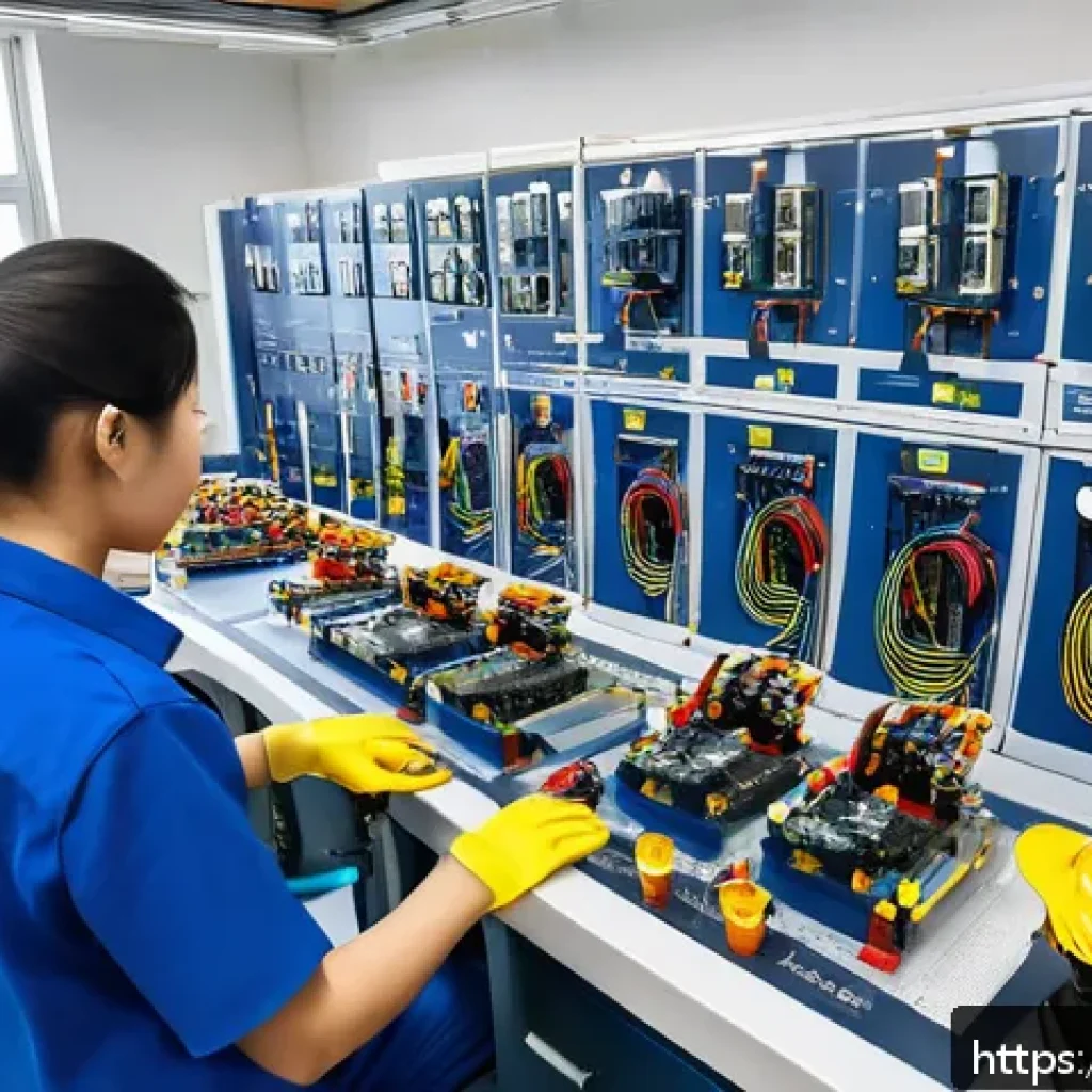 건축전기설비기사 실기 실습 장소 추천 - A modern electrical training facility with spacious, well-lit rooms featuring state-of-the-art elect...